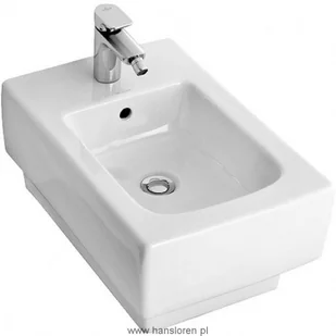 Villeroy & Boch 542800R1 MEMENTO Bidet podwieszany 375x560 z otworem i przelewem CeramicPlus - Bidety - miniaturka - grafika 3