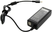 Zasilacze do laptopów - Movano ładowarka / zasilacz 20v 3.25a (prostokątny 11.0x4.5 pin - Yoga), z wyjsciem USB x2 - lenovo ZZ/LEN20325YUSB - miniaturka - grafika 1