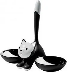 Alessi Miska dla kota Tigrito Black. AMMI09 B - Miski dla psów - miniaturka - grafika 2