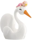 Figurki dekoracyjne - A di Alessi Figurka porcelanowa Bimboniera różowa (AMGI57 P) - miniaturka - grafika 1