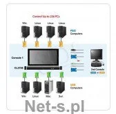 Przełączniki KVM - Aten SINGLE RAIL 8P PS/2-USB LCDKVMP 17INCH (CL5708M-AT-AG) - miniaturka - grafika 1