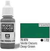 Akcesoria i części modelarskie - Vallejo Deep Green MC072 70970 - miniaturka - grafika 1