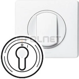 Legrand 068009 CELIANE Plakietka ŁĄCZNIKA NA KLUCZ BIAŁA - Wyłączniki światła i elektryczne - miniaturka - grafika 2