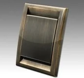 Gniazdka elektryczne - Beam Gniazdo ścienne DECO pl. miedź antyczna - miniaturka - grafika 1