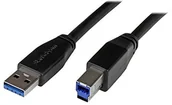 Kable USB - StarTech Startech USB3SAB5 M kabel USB 3.0 USB-A na USB-B - miniaturka - grafika 1