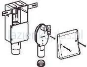 Syfony - Geberit zestaw odpływowy ścienny do pralek lub zmywarek, z przyłączem do suszarki 152.233.00.1 1522 - miniaturka - grafika 1