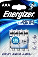 Baterie i akcesoria - Energizer 4 x bateria foto litowa L92 Ultimate Lithium R03 AAA - miniaturka - grafika 1