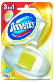 Domestos AMBRA Kostka do WC + koszyk citrus SC971 - Środki do WC Domestos AMBRA Kostka do WC + koszyk citrus SC971 - Środki do WC - miniaturka - grafika 1