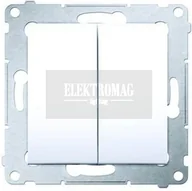 Wyłączniki światła i elektryczne - Kontakt Simon KONTAKT- SIMON 54 BIAŁY WYŁĄCZNIK ŚWIECZNIKOWY (DW5.01/11) - miniaturka - grafika 1