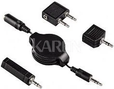 Hama Zestaw adapterów do samolotu - Złącza, przejściówki, adaptery - miniaturka - grafika 3