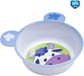 Miseczki i talerzyki dla dzieci - Canpol babies Miseczka melaninowa z uszami krówka 3004520 - miniaturka - grafika 1