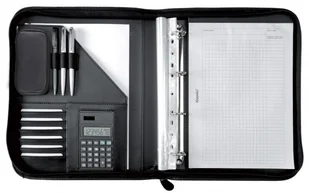 Q-CONNECT TECZKA ALASSIO RICCIONE Z MECHANIZMEM 4-RINGOWYM, SKÓRA EKOLOGICZNA, 3 - Teczki i skoroszyty - miniaturka - grafika 2