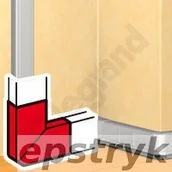 Kanały kablowe - Legrand DLP Alu Kąt płaski 50x105, 011243, - miniaturka - grafika 1