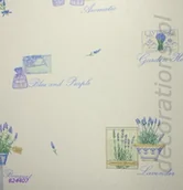 Tapety - Rasch Tapeta ścienna lawenda AQUA RELIEF 2014 824407 - miniaturka - grafika 1