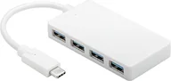 Adaptery i przejściówki - Goobay 66274 USB-C Multi Port Adapter Biały 66274 - miniaturka - grafika 1