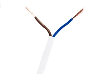 Przewody elektryczne - Conotech AKS Zielonka OMYp 2x1 mm2 300/300 V 25 m - miniaturka - grafika 1