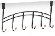 Wieszaki i stojaki - Zeller Wieszak na drzwi 6 haczyków 13859 - miniaturka - grafika 1