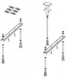 Riho nóżki do wanien 07 POOTSET07 POOTSET 07 - Nogi i stelaże do wanien - miniaturka - grafika 2