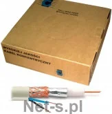 CABLETECH Kabel koncentryczny RTV RG-59 +2x0.5 100m KAB0028 - Kable - miniaturka - grafika 3