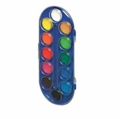 Zabawki kreatywne - Herlitz Sp. z o. o. FARBY AKWAREL.12 KOLORÓW LOCOMOTIW - miniaturka - grafika 1