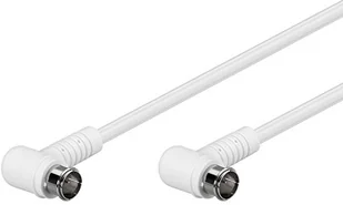 Goobay 67341 kątowy kabel antenowy satelitarnej (80 dB), 2 x ekranowany, wtyk F (Quick) 90° > wtyk F (Quick) 90° (całkowicie ekranowany) 67341 - Kable - miniaturka - grafika 2