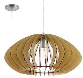 Eglo COSSANO 2 95257 LAMPA WISZĄCA DREWNO - Lampy sufitowe - miniaturka - grafika 2