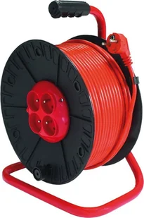 Elgotech Przedłużacz ogrodowy bębnowy 25m 3x1mm 4x2P+Z - Przedłużacze i rozgałęźniki - miniaturka - grafika 2