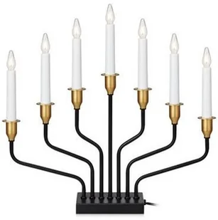 Markslojd 703578 - Świąteczny świecznik BROSA 7xE10/3W/230/34V czarny - Oświetlenie świąteczne - miniaturka - grafika 2