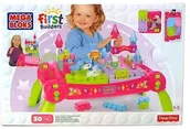 Klocki - Fisher Price MEGA BLOKS stolik z klockami różowy CXP12 - miniaturka - grafika 1