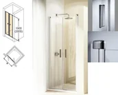 Kabiny prysznicowe - Huppe Design Elegance 100x100 1,79769313486232E+308 - miniaturka - grafika 1