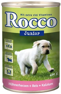 Rocco Junior 24 X 400 G - Kurczak I Dziczyzna Z Ryżem I Wapniem - Mokra karma dla psów - miniaturka - grafika 2