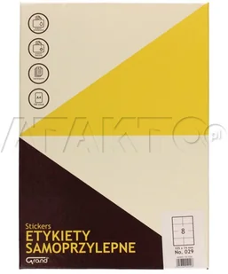 Grand Etykiety uniwersalne 105x74/8 białe (100) - Papier do drukarek - miniaturka - grafika 2