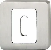 Szyldy i rozety - VDS Rozeta kwadratowa KLUCZ R62 NIKIEL SATYNA 39-0111 - miniaturka - grafika 1