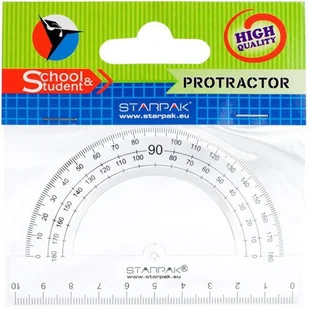 Starpak Kątomierz 180 10cm - Linijki, ekierki - miniaturka - grafika 2