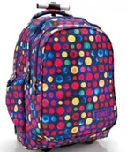 Plecaki szkolne i tornistry - St. Majewski PLECAK MŁODZIEŻOWY NA KÓŁKACH DOTS 2 ST.REET TB-01 - miniaturka - grafika 1