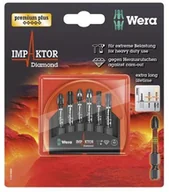 Klucze i nasadki - Wera Bity Mini-Check IMP DC 50 mm PH/PZ/TX 05073890001 krzyżakowy Phillips krzyżakowy Pozidriv TORX stal narzędziowa 6 szt - miniaturka - grafika 1