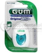 Wybielanie zębów - GUM Butler Sunstar OriginalWhite Floss 30m (2040) - wybielająca nić dentystyczna z krzemionkowymi mikrokuleczkami - miniaturka - grafika 1
