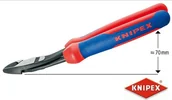 Kombinerki i obcęgi - Knipex szczypce tnące boczne o zwiększonym przełożeniu, dwukomponentowe (74 22 2 (74 22 200/ 250) - miniaturka - grafika 1