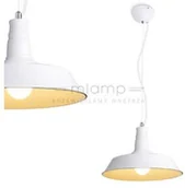 Lampy sufitowe - Redlux LAMPA wisząca GOLDIE R11689 industrialna OPRAWA zwis metalowy Biały - miniaturka - grafika 1
