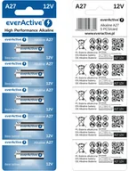 Baterie i akcesoria - EverActive 5 x baterie alkaliczne 27A 12V - miniaturka - grafika 1