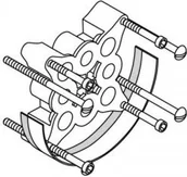 Baterie wannowe i prysznicowe - Hansgrohe Zestaw przedłużający do ibox universal 13595000 - miniaturka - grafika 1