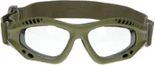 Ochrona oczu i twarzy - Mil-Tec Gogle Ochronne Commando Clear Oliv - miniaturka - grafika 1