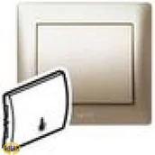 Wyłączniki światła i elektryczne - Legrand Sistena Life  Klawisz Pojedynczy z rysunkiem lampa 771444 - miniaturka - grafika 1