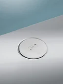 Syfony - Huppe EASYSTEP Syfon i okrągły korek biały przepływ do 0.6 l/s 215480R55 215480R - miniaturka - grafika 1