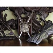 Repliki - broń - Hiszpania UNIKATOWA RYCERSKA PANOPLIA - miniaturka - grafika 1