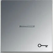 Wyłączniki światła i elektryczne - Jung Klawisz pojedynczy klucz podwietlany - LS Metal Finish Chrome - miniaturka - grafika 1