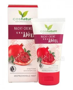 Cosnature Cosnature naturalny odżywczy krem z owocem granatu na noc 50 ml - Kremy do twarzy - miniaturka - grafika 2