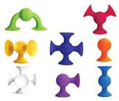 Klocki - Fat Brain Toys Przyssawki 0881 - miniaturka - grafika 1