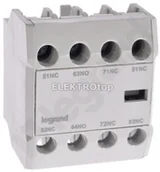 Sterowniki i przekaźniki - Legrand STYKI POM. FRONT. CTX3 3P (9-150A) / 4P (40-135A) 1NO3NC 416856 - miniaturka - grafika 1