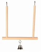 Klatki i wyposażenie dla ptaków - Trixie Huśtawka Z Dzwoneczkiem 4011905058306 - miniaturka - grafika 1